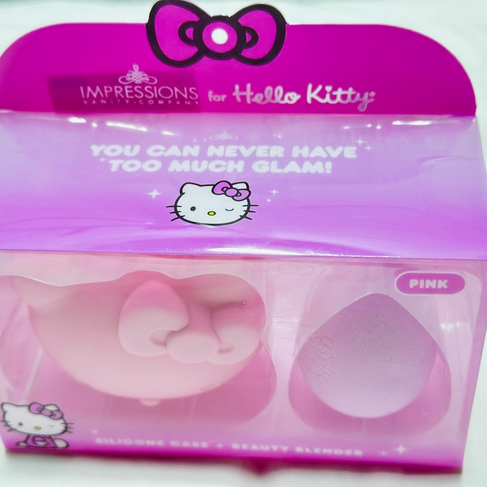 Hello Kitty Pink Makeup Sponge Set